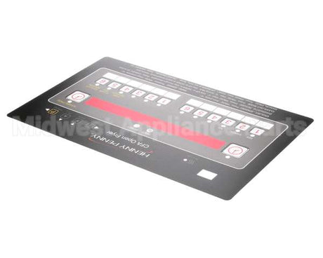 61575 Henny Penny Decal-Cfa 12 Button Control
