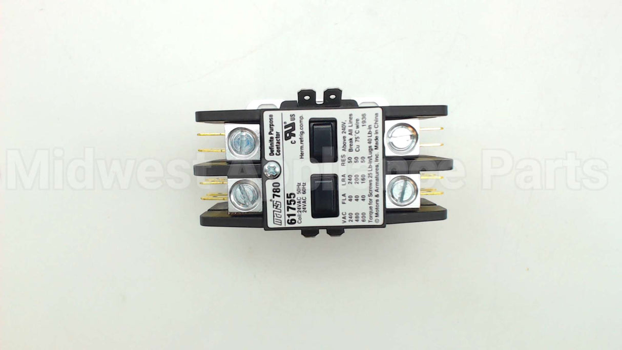 61755 MARS 24V 40A 2Pole Dp Contactor