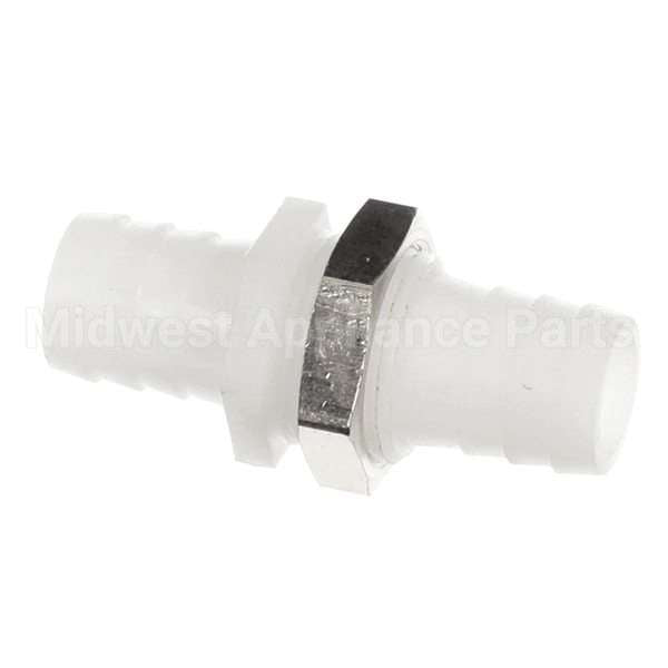 61760 Compatible Blodgett Fitting, Bulkhead, 1/2 Hose