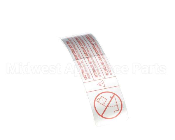 61848 Grindmaster Cecilware Decal, Front Caution