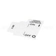 61889 Compatible Grindmaster Label, Power On/Off Pic