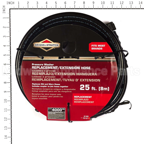 6189 Briggs & Stratton Acc Hose 5/16 X 25