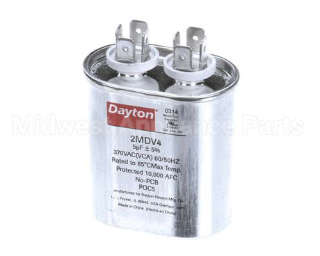 6190141 Delfield Capacitor,5Uf,370V/Ac,