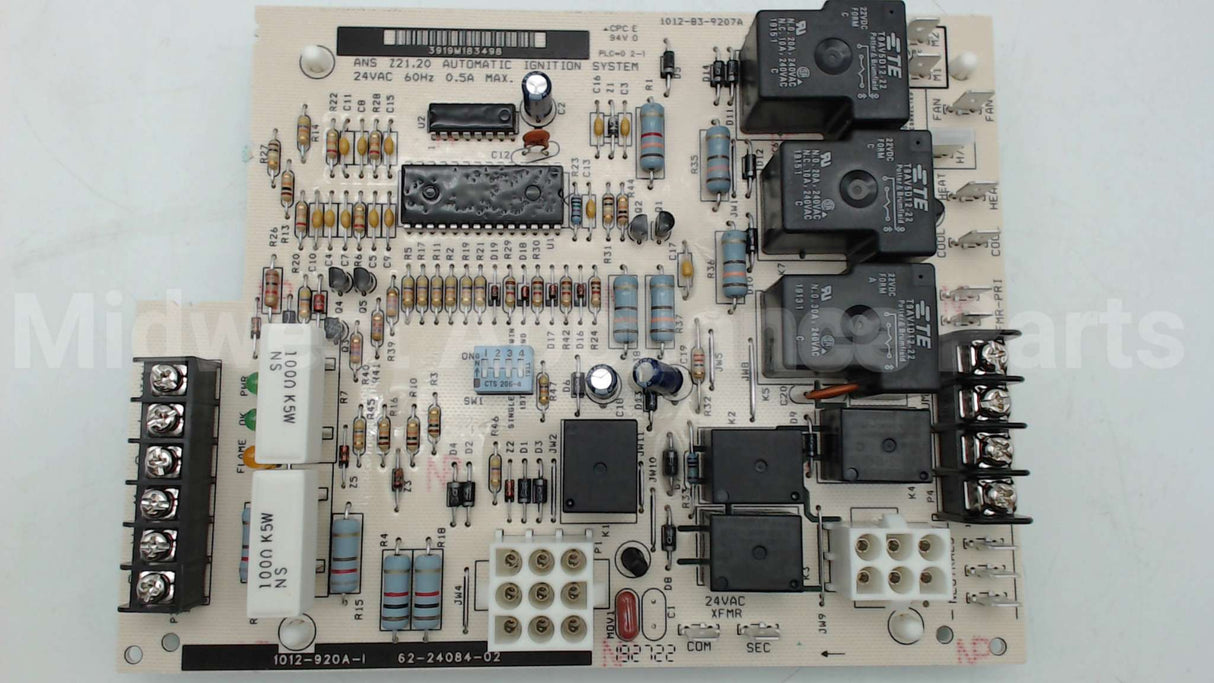 62-24084-82 Rheem-Ruud Integrated Furnace Control