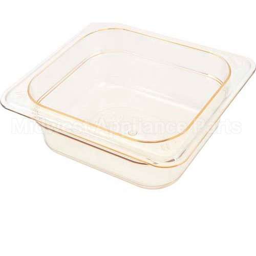 62HP150 Compatible Cambro Pan, Food, H-Pan, 1/6, 2.5"D, Ambr