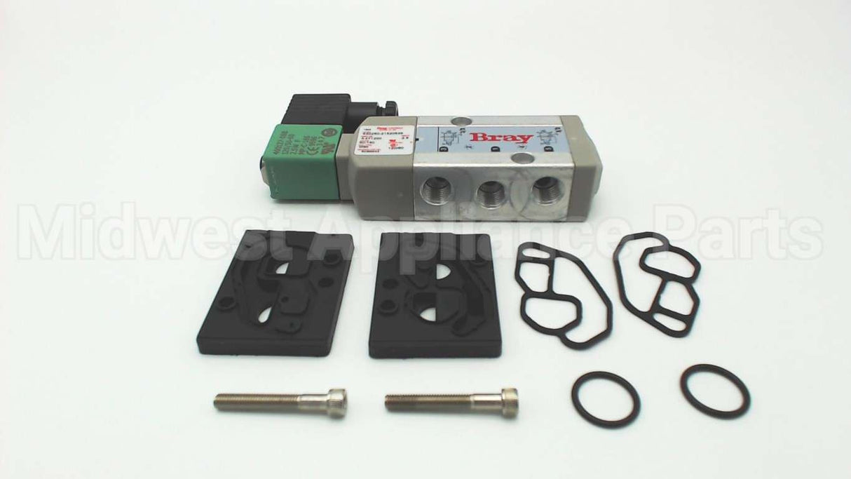 630250-21520536 Bray Commercial 1/4" 120V Din Connect Solenoid