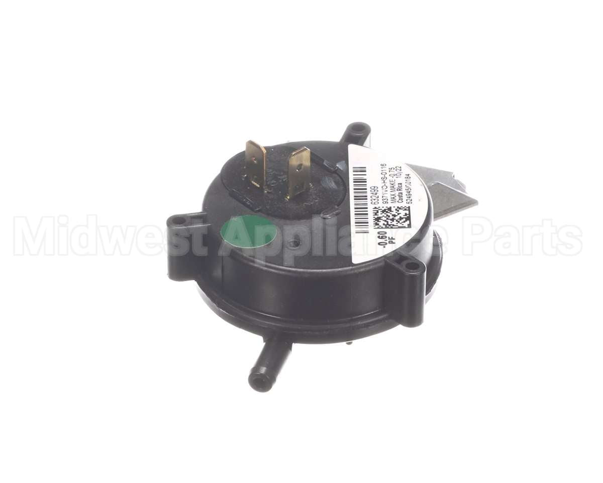 632499R Nordyne -.60"Wc Spst Pressure Switch