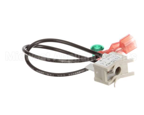 63495 Grindmaster Cecilware Lamp,Green,125V W/Leads