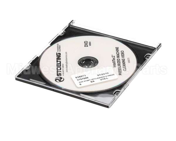 636073 Stoelting Dvd Startupcleaningi2 Press