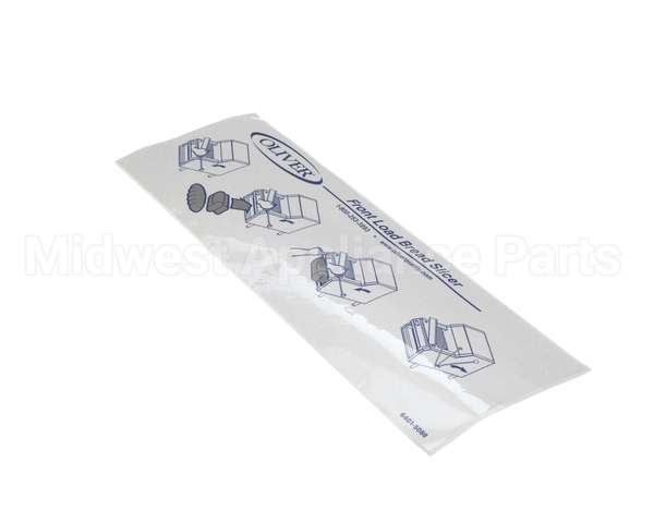 6401-5088 Oliver Nameplate-Operation Fr Ld Slcr