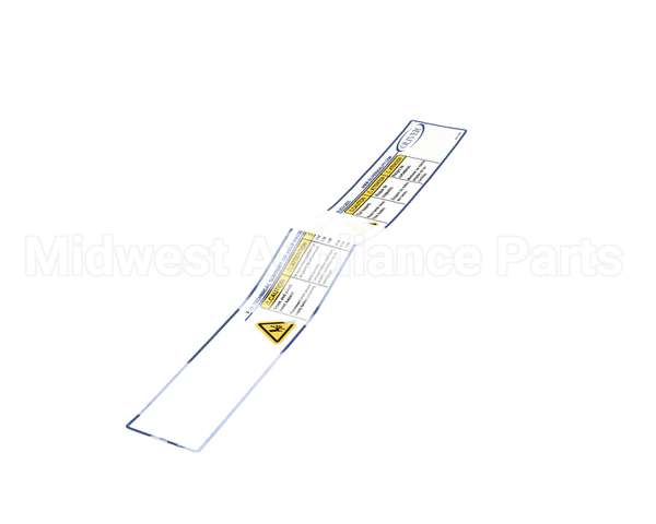 6402-0006 Oliver Nameplate-Technical Supp/Caut