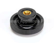 64065 Saniserv Knob, Plas Blk 1-7/8