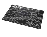 64454 Giles Label, Air Filter Maintenance, Vh Units