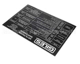 64454 Giles Label, Air Filter Maintenance, Vh Units