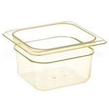 64HP-772 Compatible Cambro 1/6 High Heat Food Pan Amber