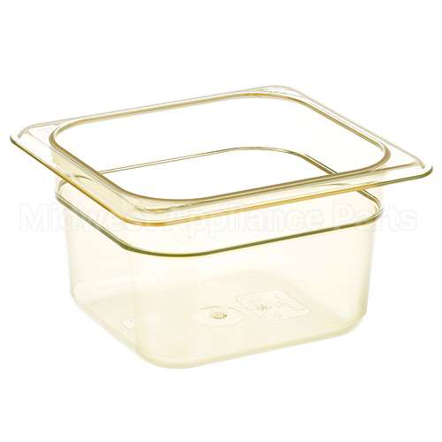 64HP-772 Compatible Cambro 1/6 High Heat Food Pan Amber