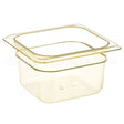 64HP150 Compatible Cambro 1/6 High Heat Food Pan Amber
