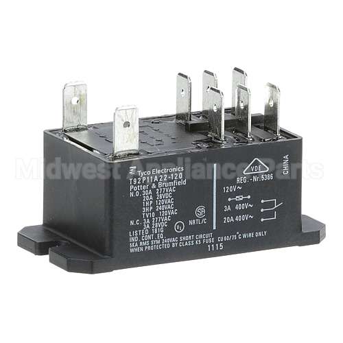 65-048-07S Compatible Prince Castle Relay - Compressor, 120V