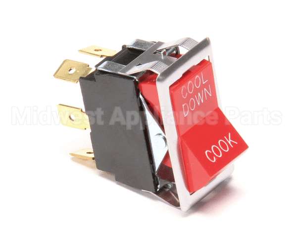 6502 Blodgett Switch, Rocker, Dpdt, Red
