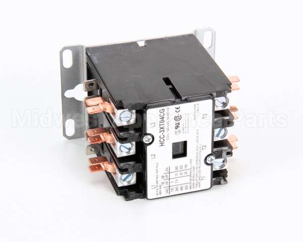 66-2013 Nu-Vu Contactor, 40 Amp, 3 Pole 120V