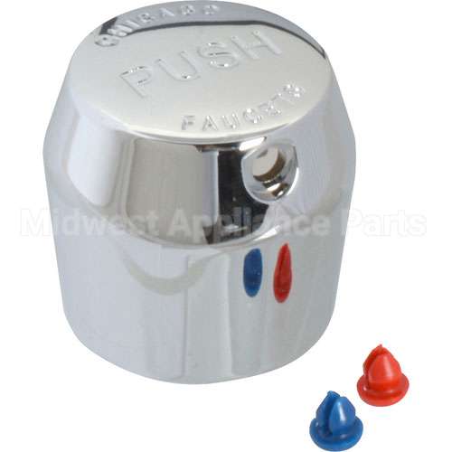 665-PSHJKCP Compatible Chicago Faucet Handle, Push Button