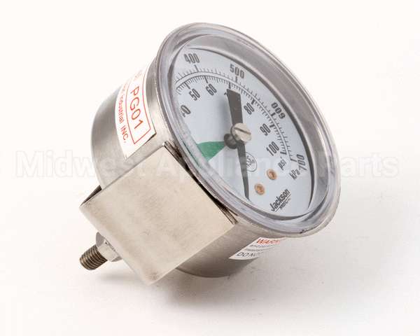 6680-011-86-42 Jackson Guage,0-100 Psi W/Grn Zone Pressure