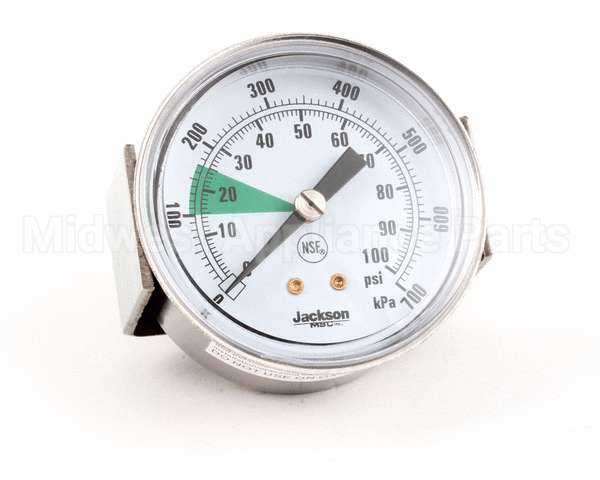 6680-011-86-42 Jackson Guage,0-100 Psi W/Grn Zone Pressure