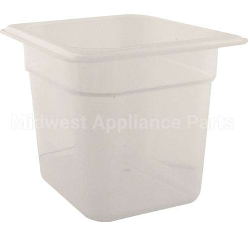 66PP-190 Compatible Cambro Pan 1/6 X 6 Plastic Semi-Clear