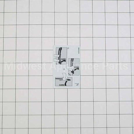 67003876 Whirlpool Card, Handle Release
