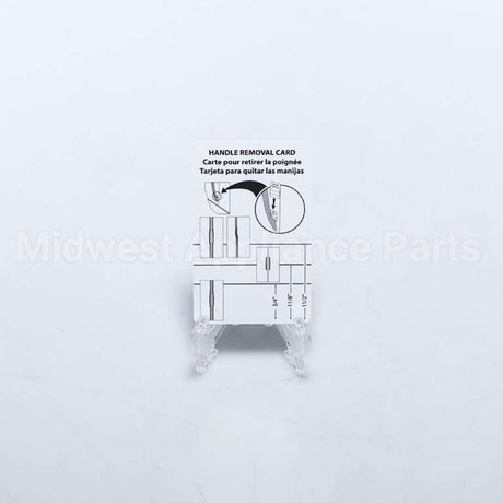 67007028 Whirlpool Card; Handle Release
