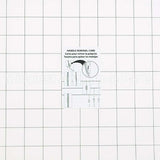 67007028 Whirlpool Card; Handle Release