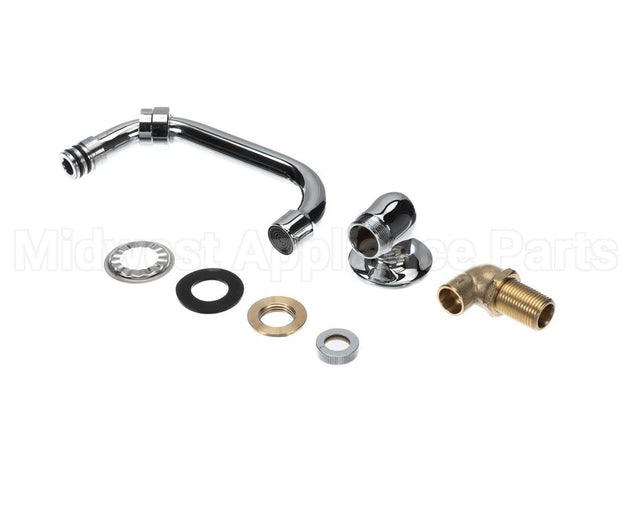 67419-6W-LF Perlick Swing Spout, 6, Wall Mnt, 1/2