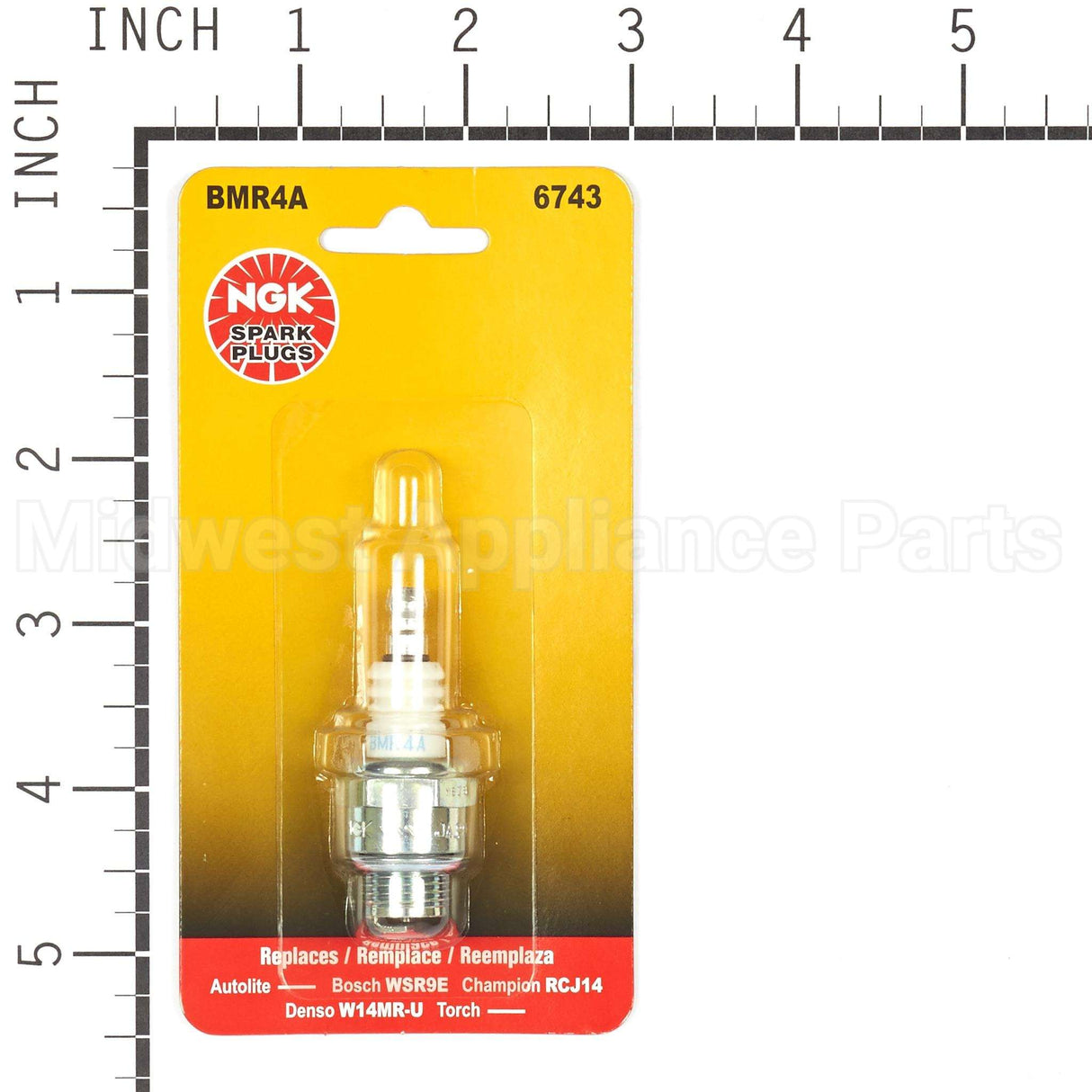 6743 NGK Bmr4A Blyb Spark Plug