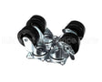 68028K Arctic Air 2 Lock & 2 Nonlocking Casters