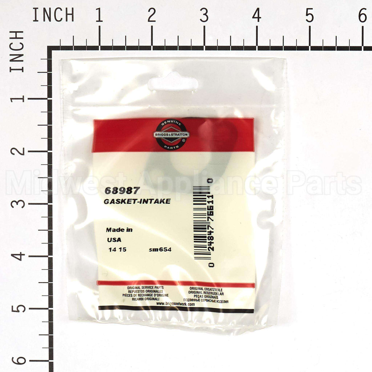 68987 Briggs & Stratton Gasket-Intake