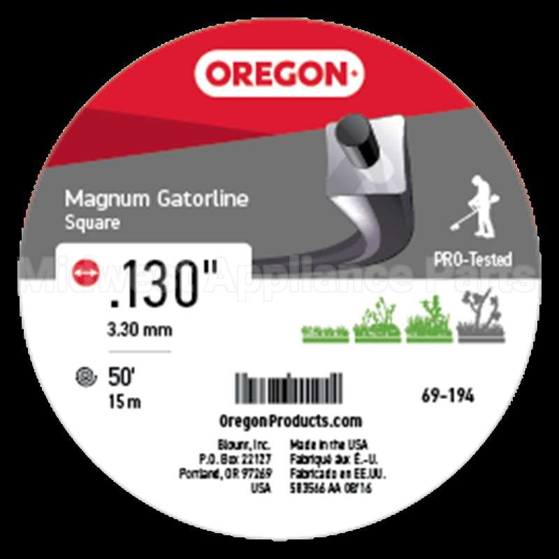 69-194 Oregon Gatorlinemagnum Square .130 5