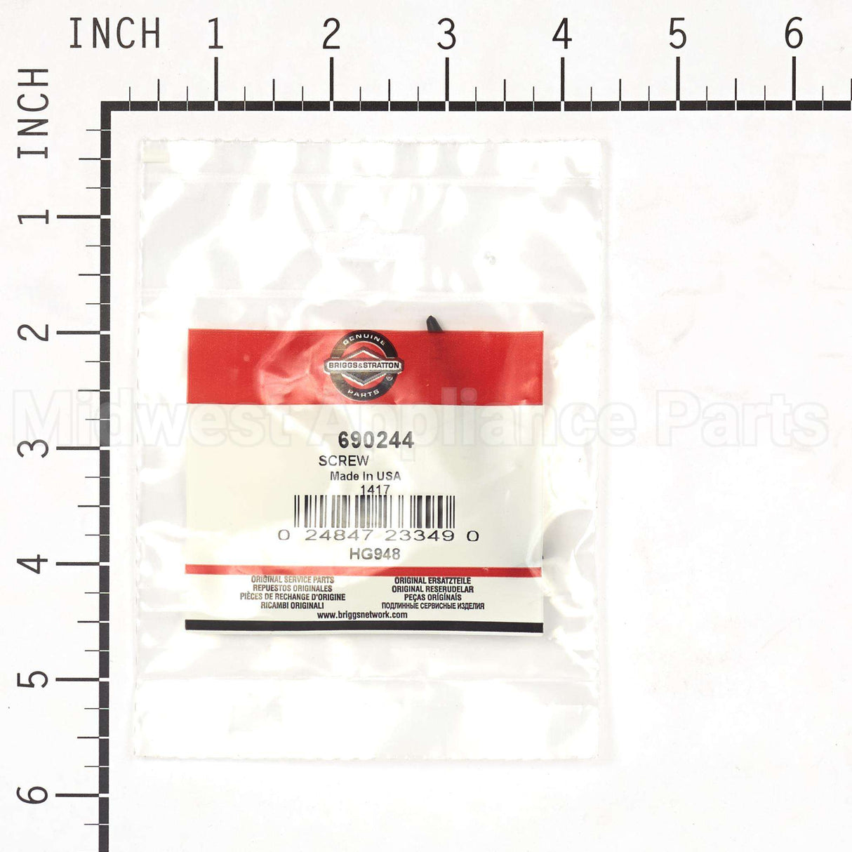 690244 Briggs & Stratton Screw