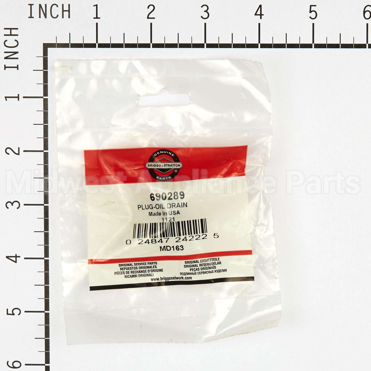 690289 Briggs & Stratton Plug-Oil Drain