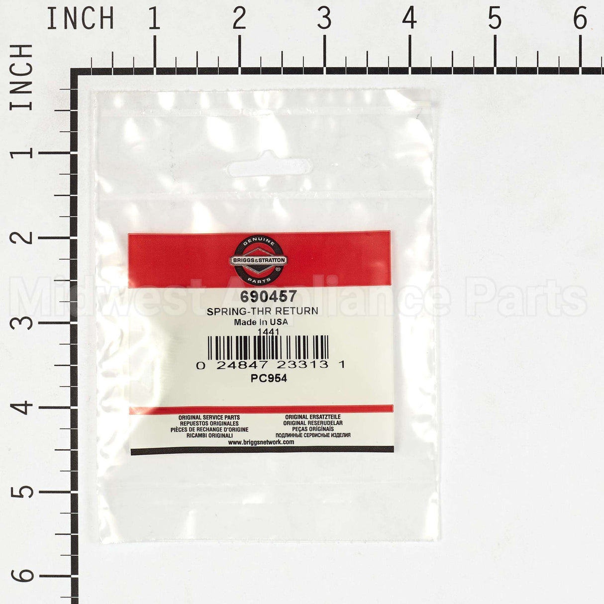 690457 Briggs & Stratton Spring-Thr Return