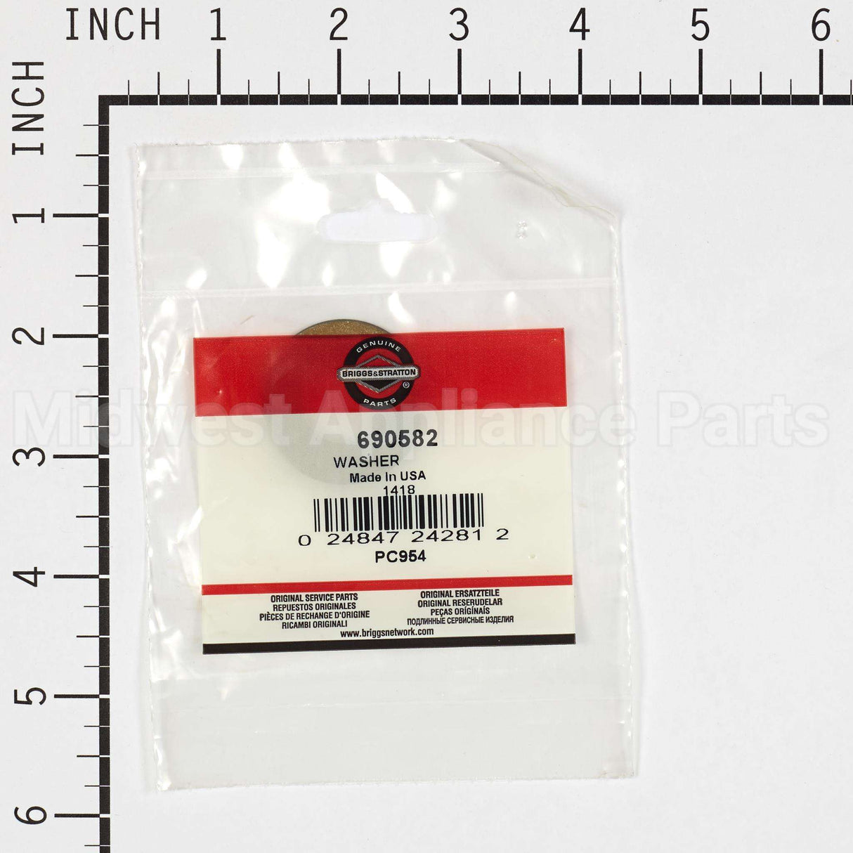 690582 Briggs & Stratton Washer