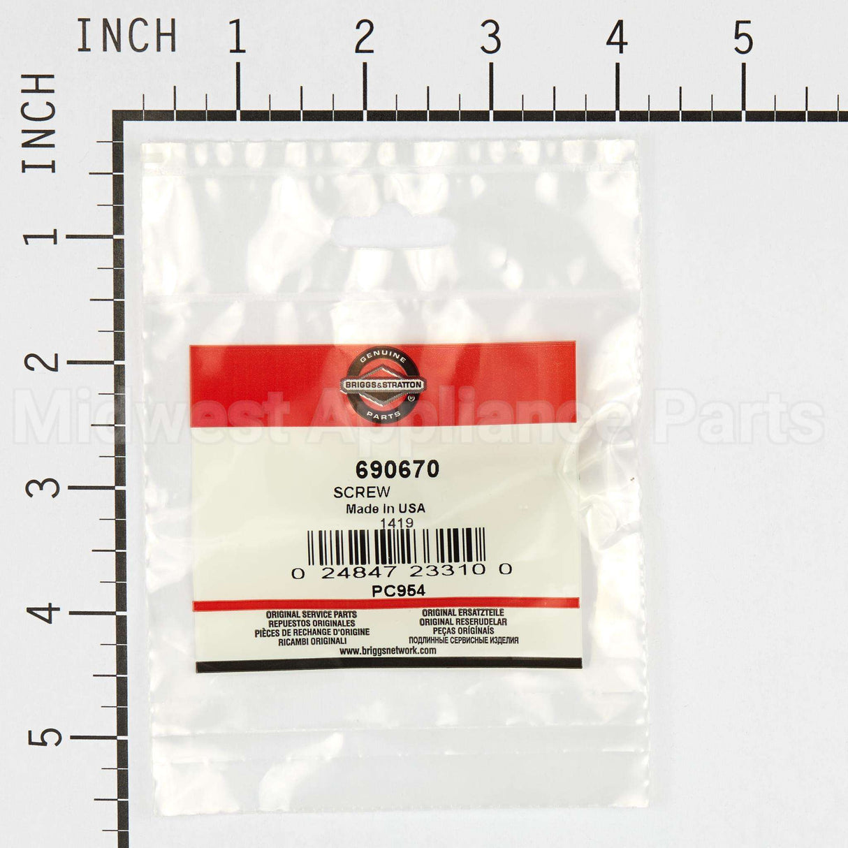 690670 Briggs & Stratton Screw