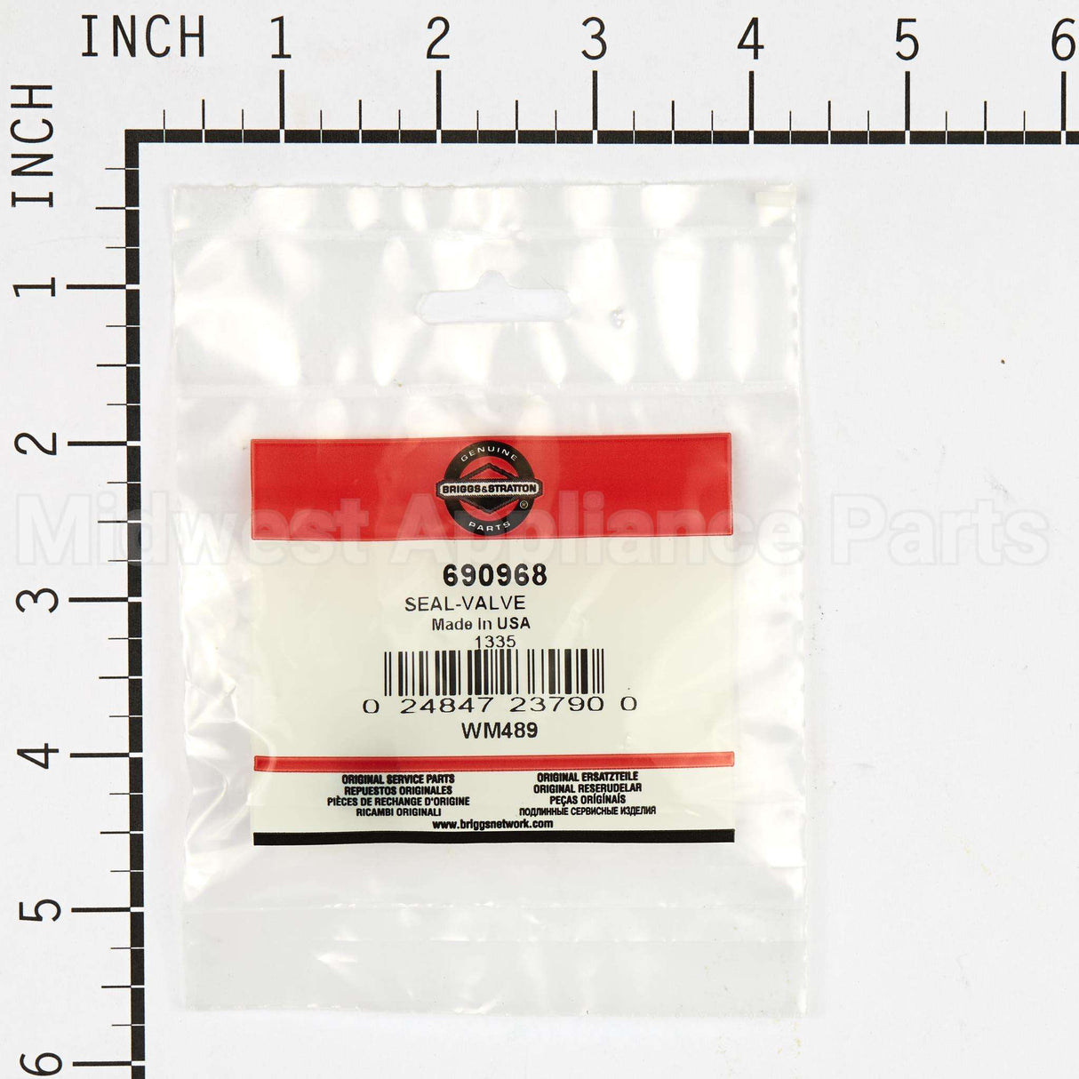 690968 Briggs & Stratton Seal-Valve