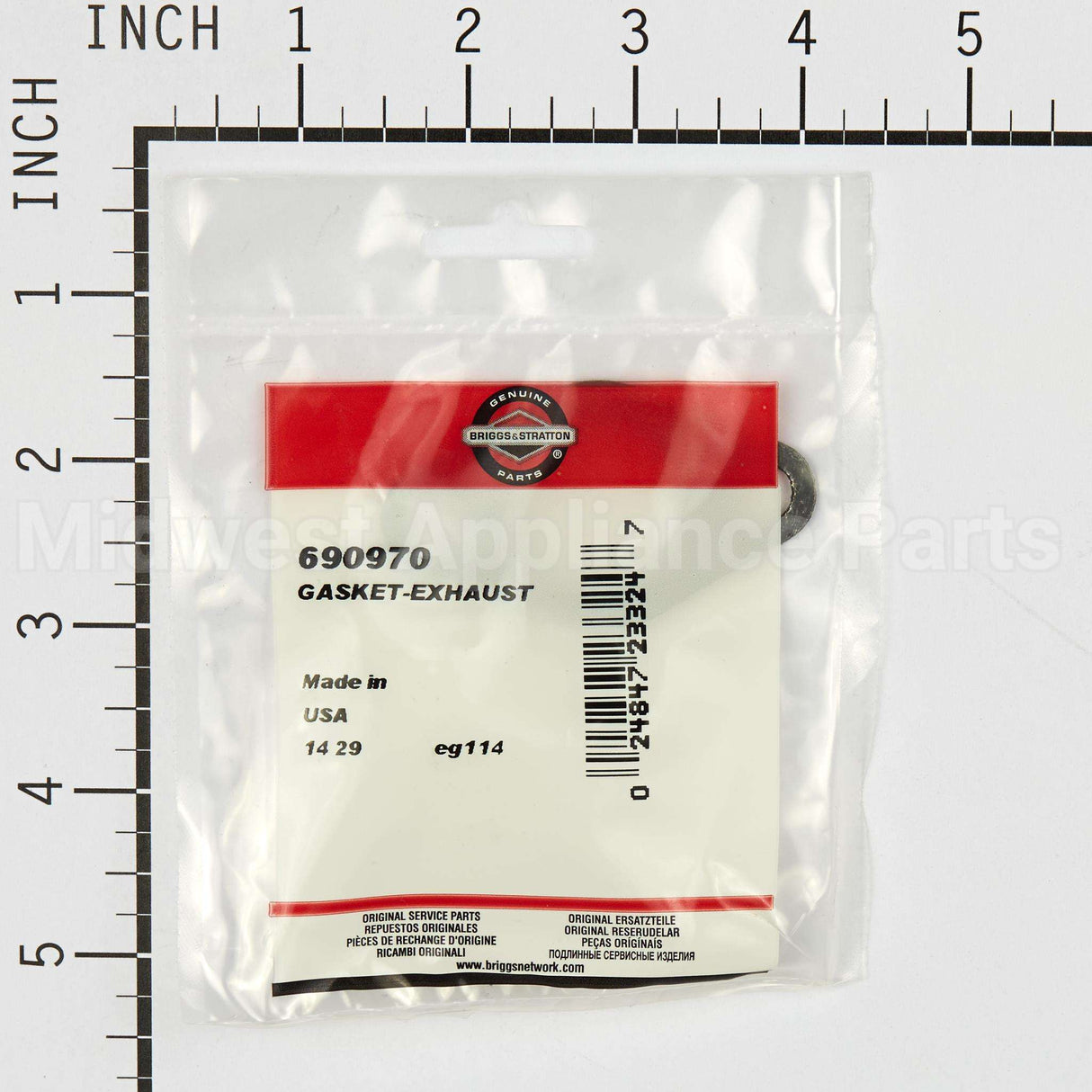 690970 Briggs & Stratton Gasket-Exhaust