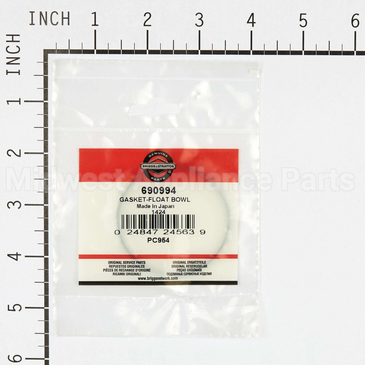 690994 Briggs & Stratton Gasket-Float Bowl