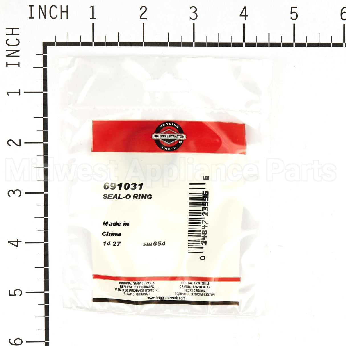 691031 Briggs & Stratton Seal-O Ring