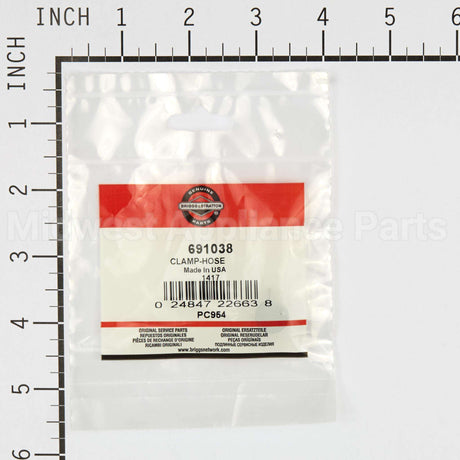 691038 Briggs & Stratton Clamp-Hose