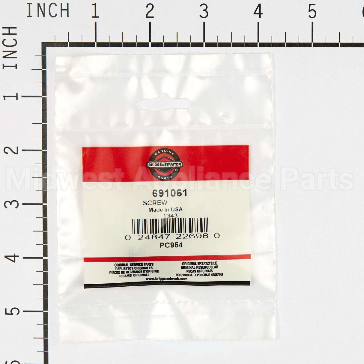 691061 Briggs & Stratton Screw