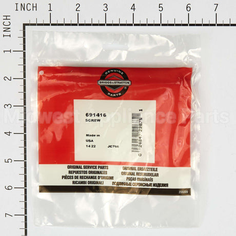 691416 Briggs & Stratton Screw