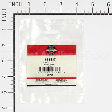 691437 Briggs & Stratton Screw