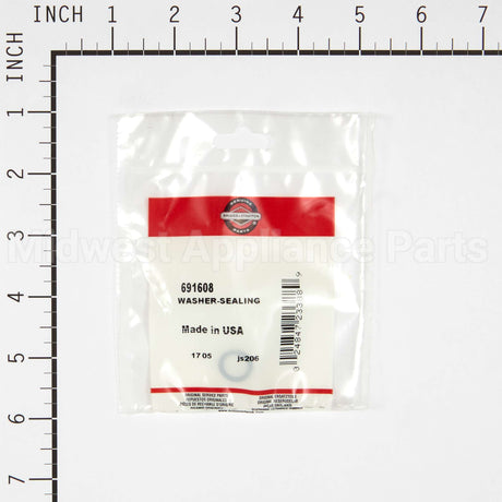 691608 Briggs & Stratton Washer-Sealing